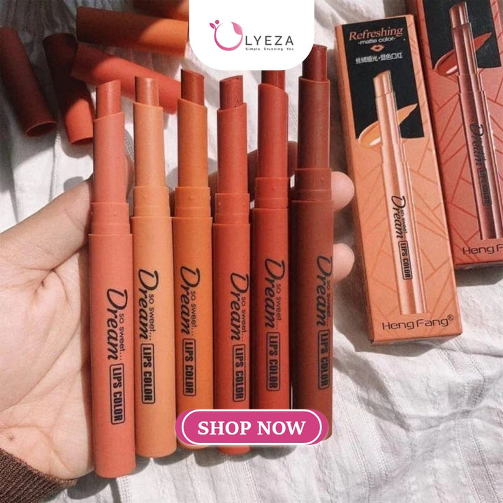 Heng Fang Dream Lipstick Pack of 6 Lyeza