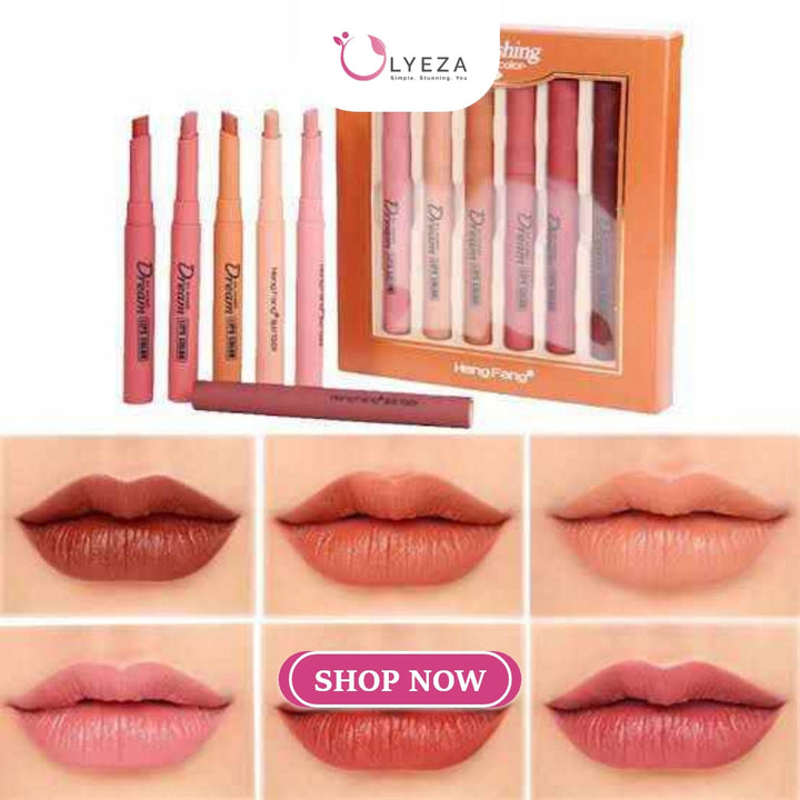 Heng Fang Dream Lipstick Pack of 6 Lyeza