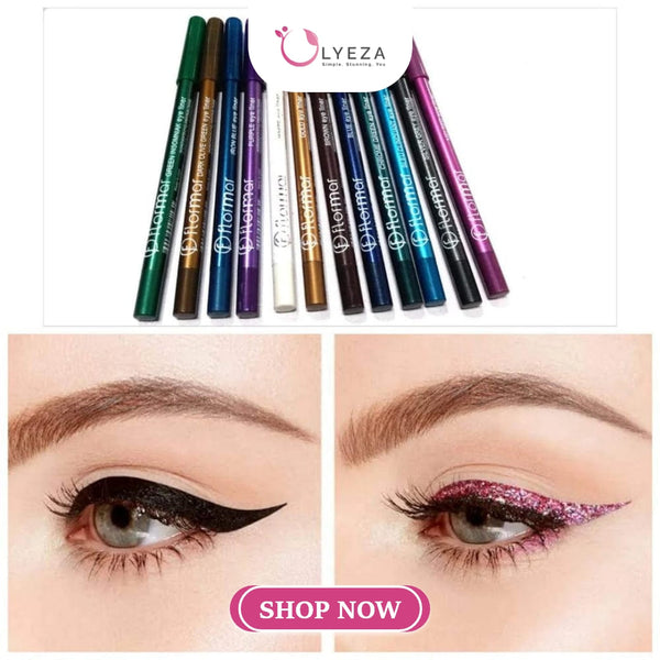 Flormar-Waterproof Eyeliner-Pack of 12 Eye Pencils Lyeza