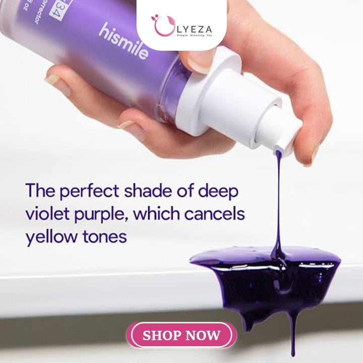 Hismile Colour Corrector | Tooth Stain Removal | Teeth Whitening Booster Lyeza