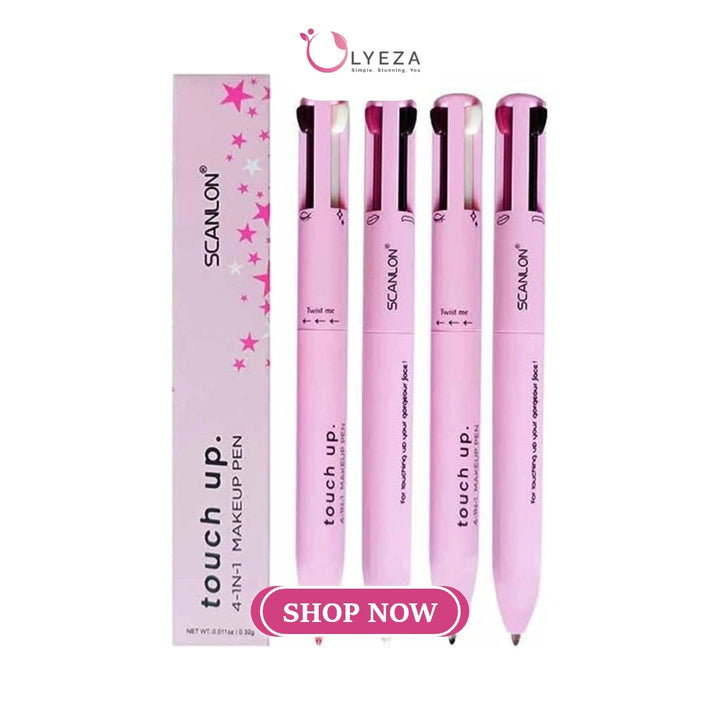 4 In 1 MakeUp Pen Eye-Liner Lip-Liner Brow-Liner-Highlighter Lyeza
