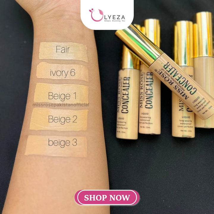 Miss Rose Perfect Cover 24H Hydrating Concealer Lyeza
