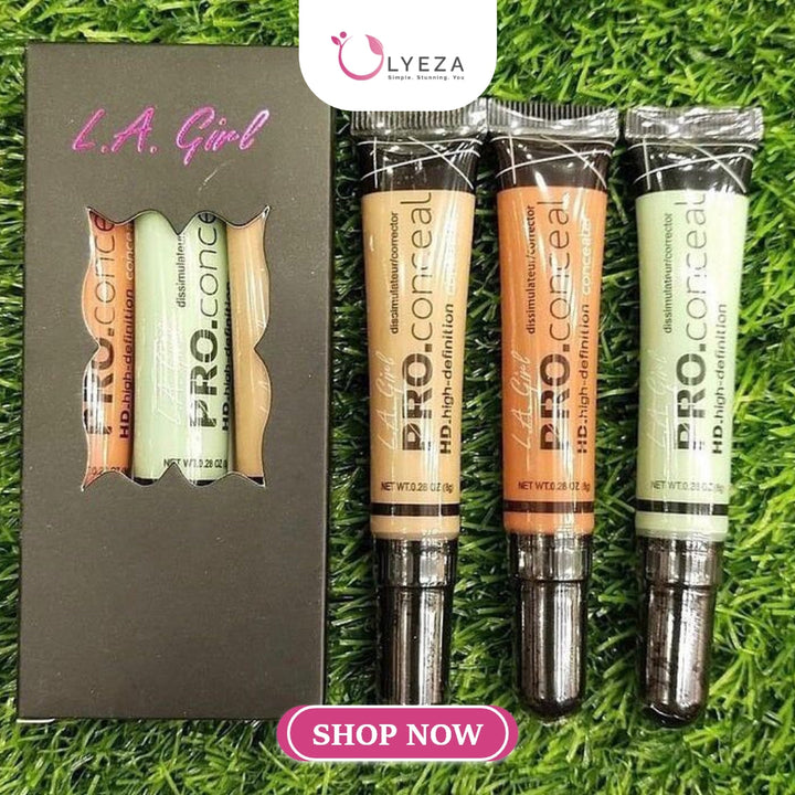 L.A Girl HD Pro Concealer Pack of 3 Lyeza