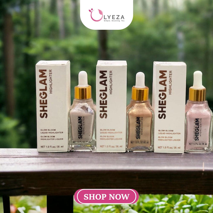 SheGlam Glow Bloom Pack of 3 Highliter Lyeza