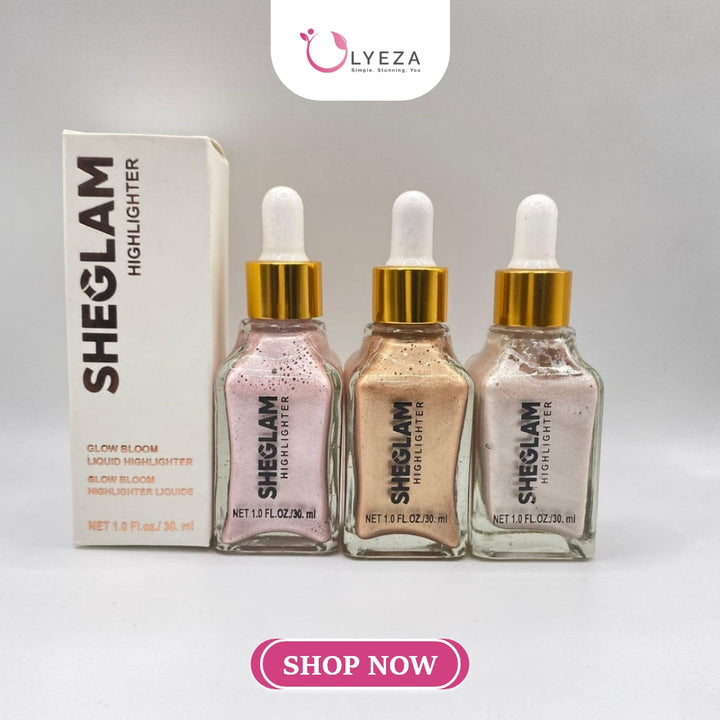 SheGlam Glow Bloom Pack of 3 Highliter Lyeza